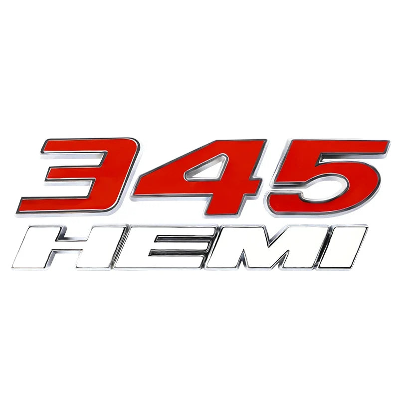 3D Metal Car Stickers 392 345 HEMI Emblem For Journey Charger Ram 1500 Caliber Nitro Caravan Avenger Dart Challenger Dodge