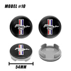 4pcs 56mm 60mm 54mm For Ford Ranger Focus Kuga Mustang Mondeo Fusion Esco Logo Car Wheel Center Hub Cap Rim Cover Emblem Sticker