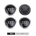 Modification Car Part Wheel Center Hup Caps Cover for Audi A6 S3 S4 Q3 Q5 Q5L A4 A6L A7 A8 A3 A5  Raplace Accessories