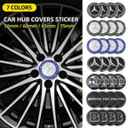 56mm 60mm 65mm 75mm Car Wheel Center Hub Caps Cover Rim Exterior Sticker For Mercedes Benz A B C E Class GLC GLK GLE GLA CLA GLB