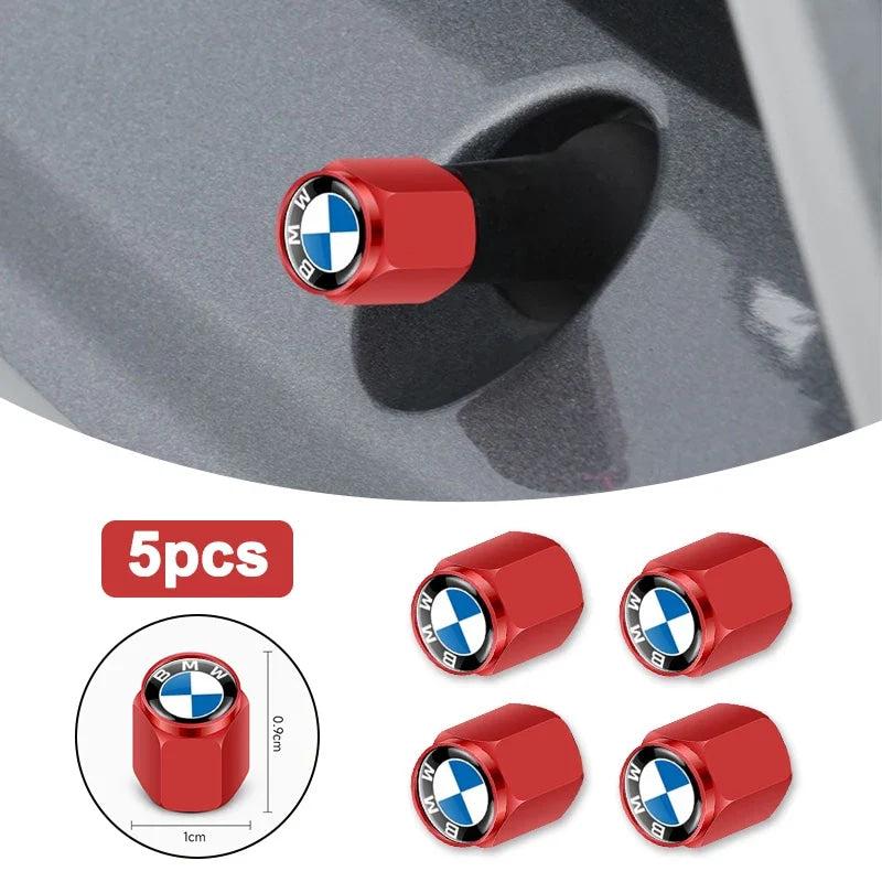 5Pcs Metal Car Styling Wheel Tire Valve Cap Cover Accessories For Bmw M2 M3 M5 Performance E36 E39 E46 E53 E90 E60 E61 E93 X3 X1