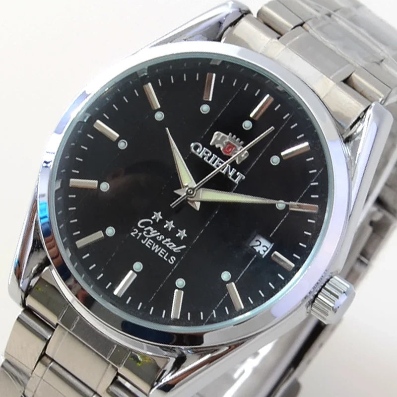 Relojes Orient, reloj AAA de alta calidad, camiseta nueva, reloj para hombre, Tourbillon mecánico automático multifunción de lujo totalmente de acero