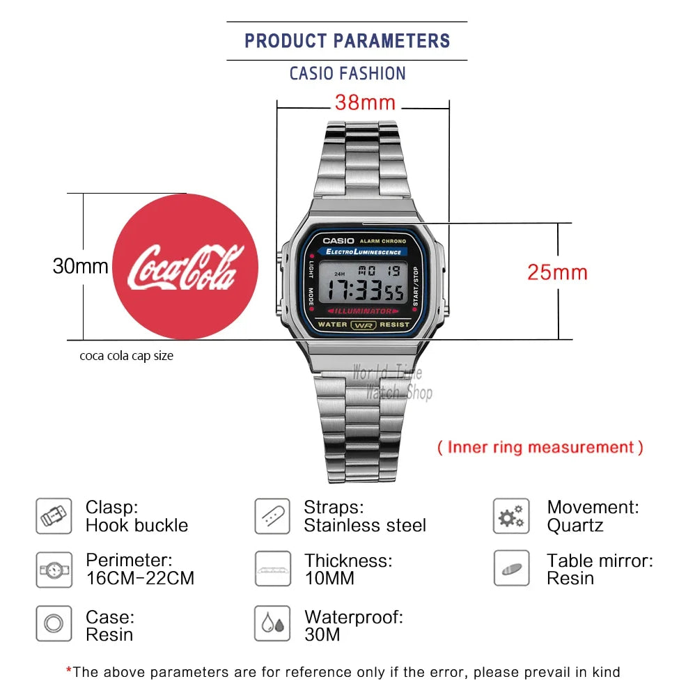 Casio watch silver watch men set brand luxury LED digital Waterproof Quartz men watch Sport military Wrist Watch relogio masculi