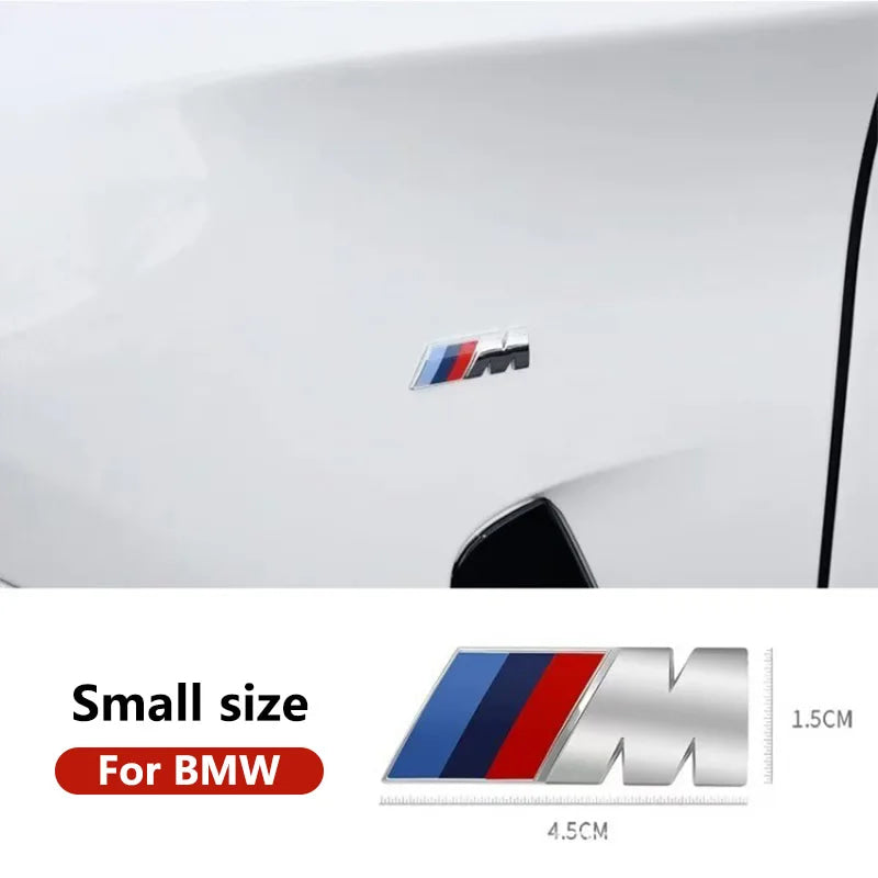 Car Styling Emblem Metal Alloy Car Fender Trunk Badge Stickers For BMW M E46 E90 E60 F30 E39 F20 G30 X1 X3 G01 G02 X5 F16 M3 M4