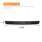 Carbon Fiber Car Door Threshold Tape Sill Protective Stickers Decal for Jeep CHEROKEE Logo Rear Trunk Bumper Scratch Guard Trim