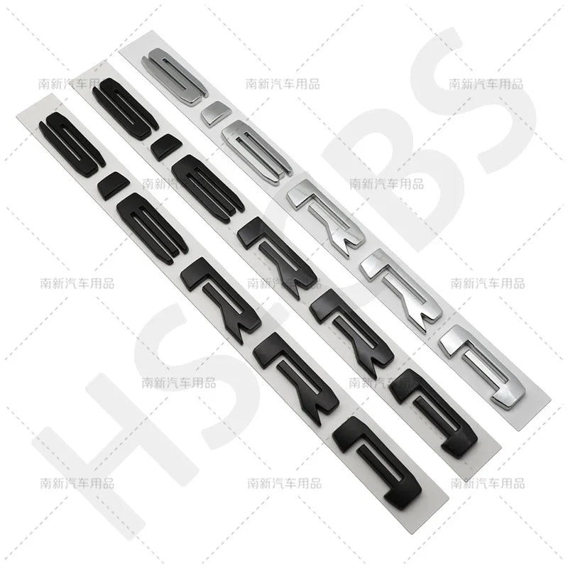 new old letter logo car stickers for GMC sierra Rear Trunk Emblem Logo boot label trunk modified Accessories decoration decals