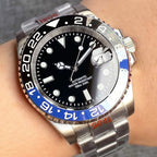 Miyota 8215 PT5000 Stainless Steel 40mm Dive Automatic Men Watch Sapphire Crystal Rotating Bezel Luminous Mechanical Wristwatch