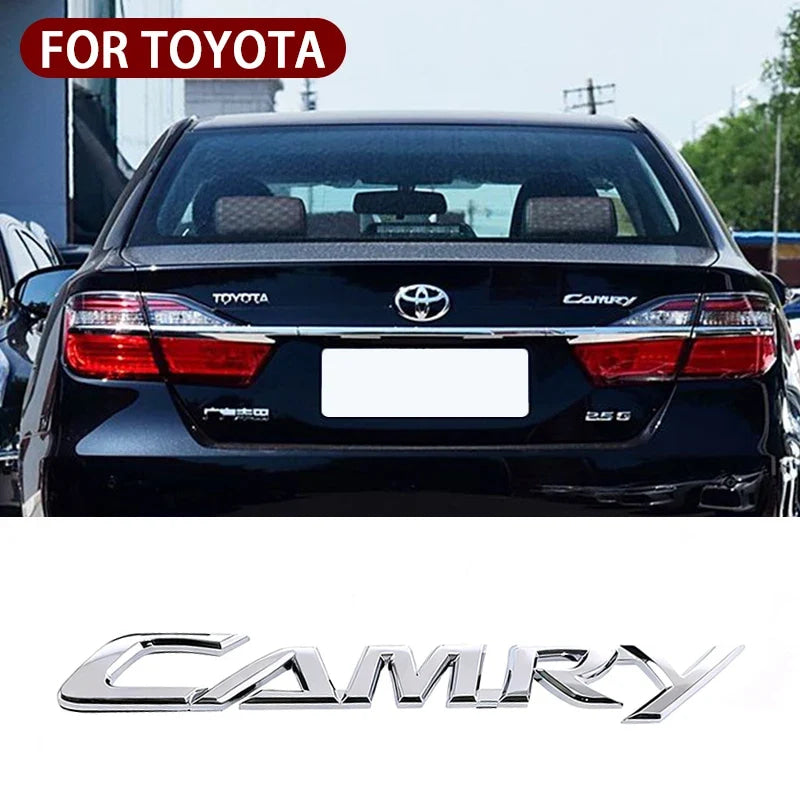 NEW ABS Car Body Trunk Emblem CAMRY Logo Sticker For Toyota CAMRY 2006-2018 Badge Auto Rear Letter Decal Exterior Accessories