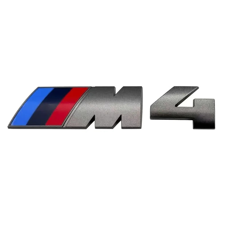 5.5cm for M logo new gray ABS sticker trunk badge for BMW M330i M340i M430i M440i M530i M540i M550i decoration accessories.