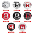 4pcs 56mm 60mm 65mm Car Wheel Hub Centre Cap Badge Emblem Hub Center Cover Car Sticker for Honda Civic Accord Cr-v Fit Crosstour
