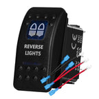 12v/24v Blue Led Light 5 Pin On Off SPST Rocker Switch 7 Pin On Off On ARB Carling Style Car Boat Waterproof Push Switch