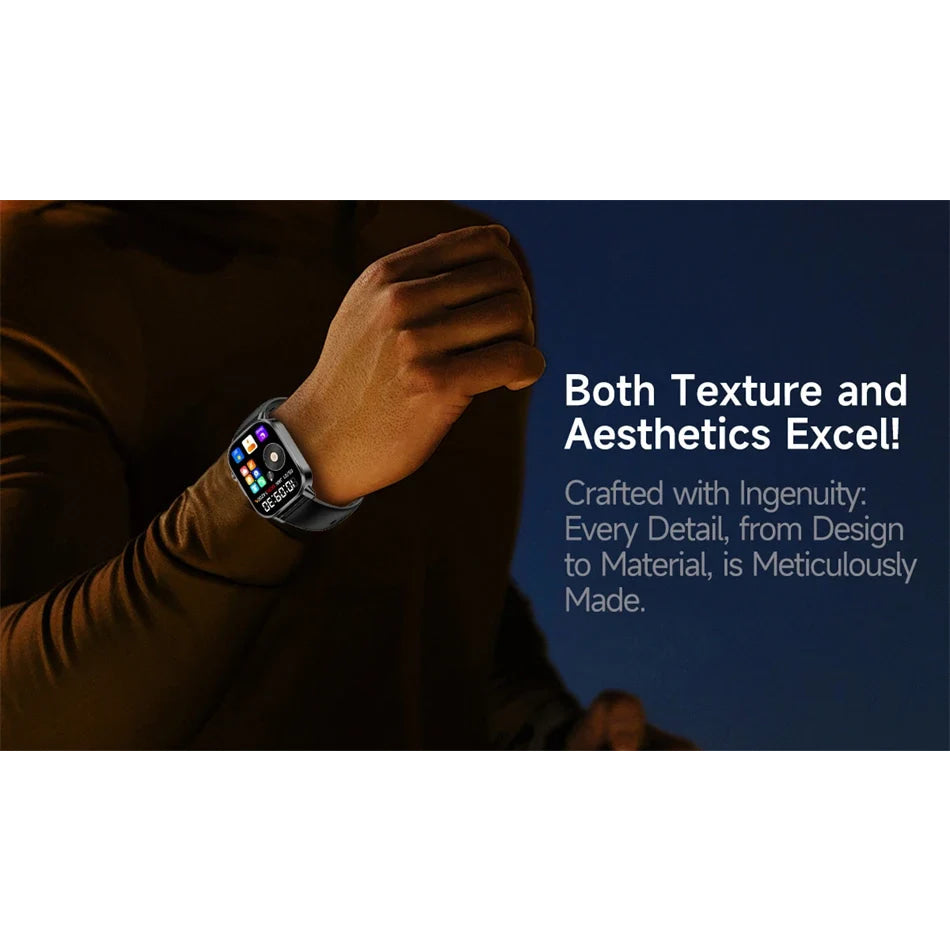 2026 New Model Uric Acid & Lipid Health Analysis Smart Watch Men ECG+PPG Bluetooth Call 2.01-inch Flashlight Smartwatch Women