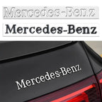 1pcs 3D ABS Car Badge Rear Trunk Body Sticker Emblem Decoration For Mercedes Benz AMG W108 W124 W126 W140 W205 W201