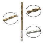Mango Hexagonal, 13 piezas, taladro helicoidal chapado en titanio, 1,5-6,5mm, taladro eléctrico, destornillador de aire de perforación, juego de accesorios de herramientas
