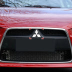 Car Logo Front Bonnet Hood Rear Tail Trunk Emblem Auto Accessories For Mitsubishi ralliart Lancer 9 10 ASX Outlander Pajero L200