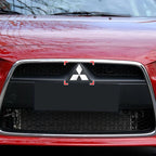 Car Logo Front Bonnet Hood Rear Tail Trunk Emblem Auto Accessories For Mitsubishi ralliart Lancer 9 10 ASX Outlander Pajero L200