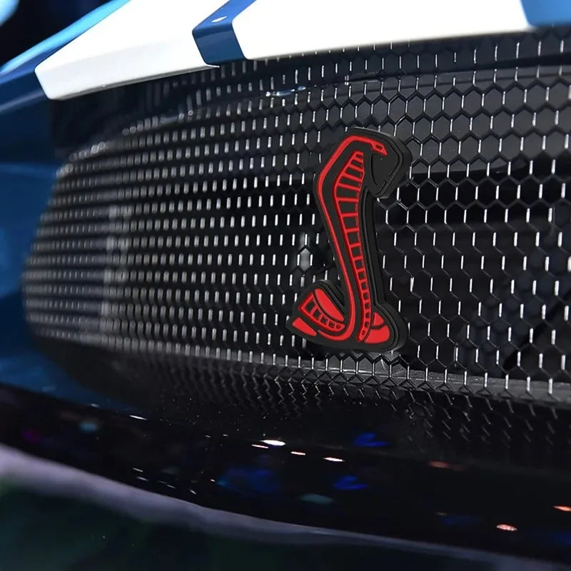 For Ford Focus SVT GT350 R GT500﻿ 3D Metal Snake Cobra Car Front Grille center grid Badge Emblem Side Fender Rear Trunk Sticker