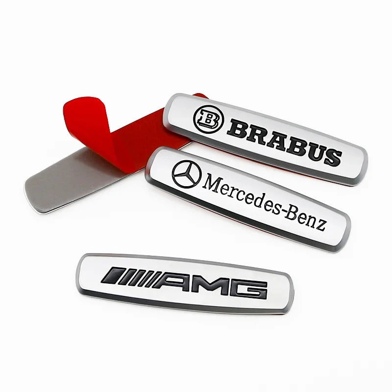 3D Metal Seat Sticker Badge Sticker Interior Sticker For Mercedes-benz AMG Maybach Brabus GLB GLC GLE GLS CLS CLA W215 W205 W463