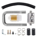 Heater Exhaust Set Exhaust Pipe Muffler Parking Heater Exhaust Kit Air Filter Intake Pipe Set 12V24V220V 2KW5KW8KW Universal