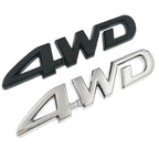 4WD Metal Sticker 3D Chrome Emblem 4X4 Badge Decal Car Styling for Honda CRV Accord Civic Suzuki Grand Vitara Swift SX4 Sticker