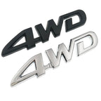 4WD Metal Sticker 3D Chrome Emblem 4X4 Badge Decal Car Styling for Honda CRV Accord Civic Suzuki Grand Vitara Swift SX4 Sticker
