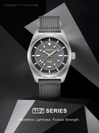 CADISEN TI-7 Autodyne 2026 NEW Titanium Automatic Mechanical Watch Man Canvas Wristwatch MIYOTA 8215 Luminous Waterproof Watches