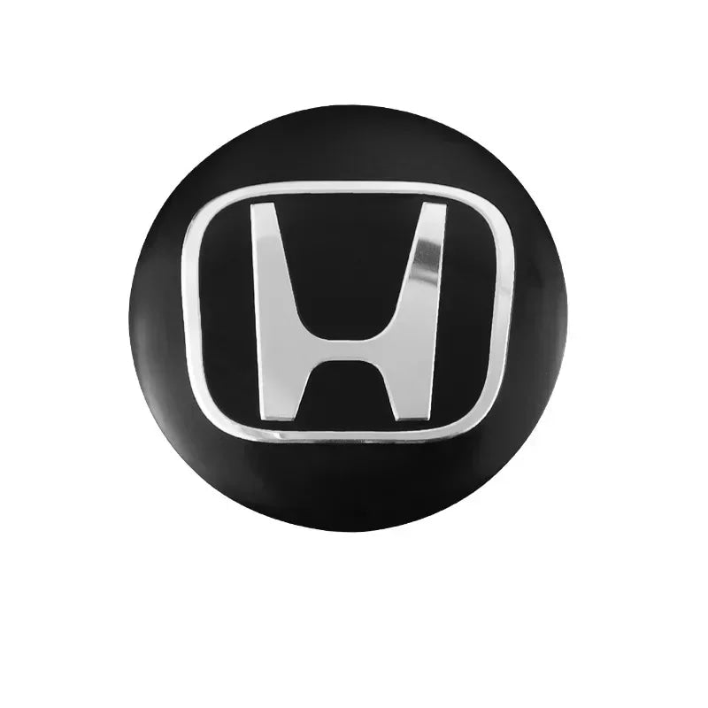 4Pcs Car Wheel Hub Center Cap Sticker Metal Emblem Stickers For Honda Civic Accord Fit City Vezel CRV Odyssey Pilot Jazz