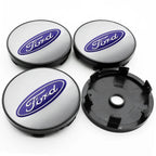 4pcs 56mm 60mm 54mm For Ford Ranger Focus Kuga Mustang Mondeo Fusion Esco Logo Car Wheel Center Hub Cap Rim Cover Emblem Sticker