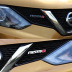 Car Front Grille Badge Decoration Trims Grill Sticker Auto Exterior Parts For Nissan Nismo Leaf X-trail Qashqai Note Juke Sentra