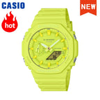 2026 NeW Casio GA-2100 series men's watch Flame Inside trendy sportsmultifunctional fashion anti-shock color disc watch G-SHOCK
