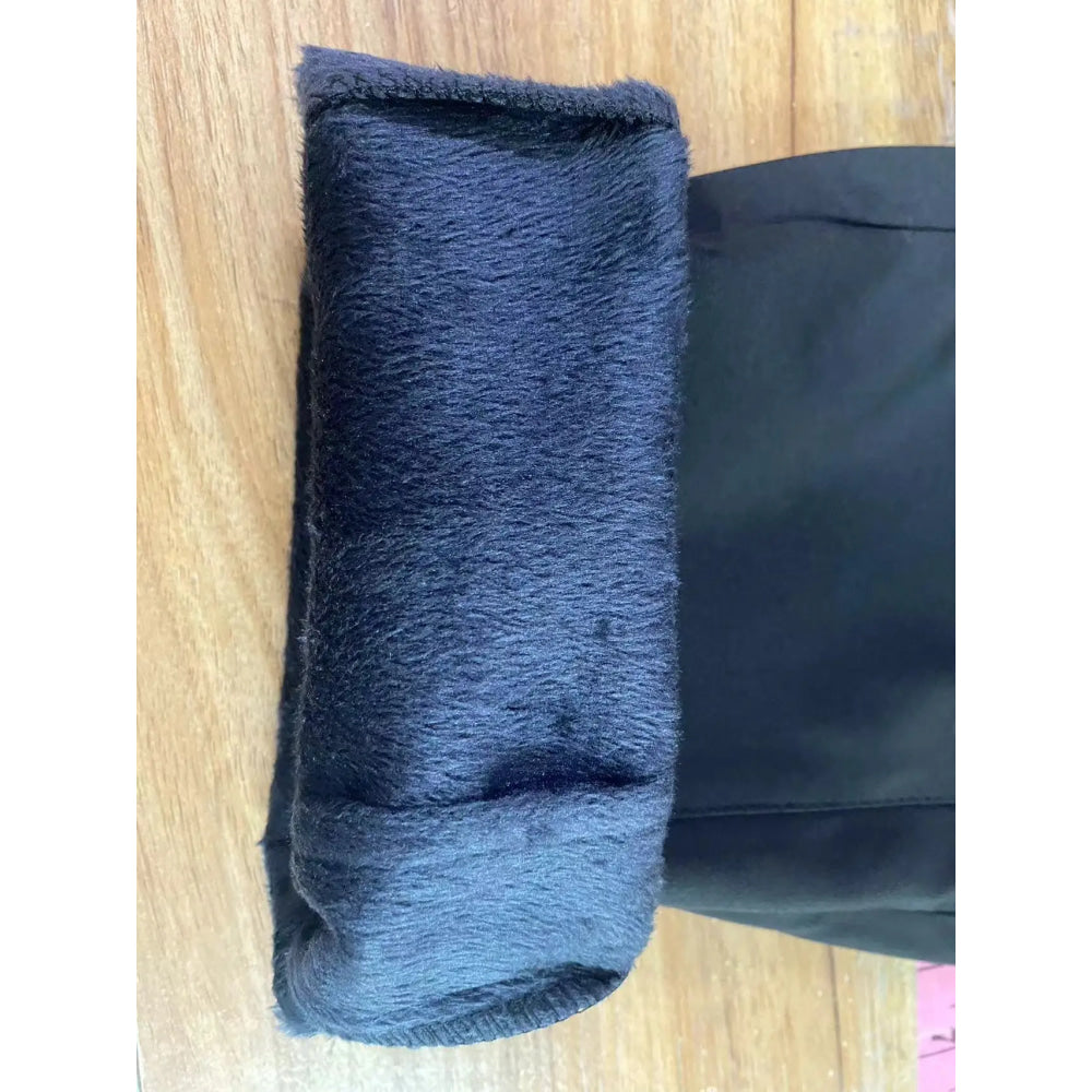 Pantalones informales de terciopelo para hombre, pantalones gruesos de negocios elásticos ajustados con cintura elástica para correr al aire libre, pantalones clásicos coreanos de lana para invierno 2024