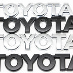 3D ABS TOYOTA Emblem Badge Car Sticker Car Trunk Sticker For Toyota Chr Corolla Camry Yaris Hilux Prius Avensis Auris Prado TRD