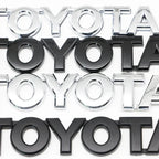 3D ABS TOYOTA Emblem Badge Car Sticker Car Trunk Sticker For Toyota Chr Corolla Camry Yaris Hilux Prius Avensis Auris Prado TRD