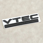 3D ABS Chrome Black Letters VTEC TURBO Logo Badge Emblem Car Rear Trunk Sticker for Honda Civic Accord CRV Auto Accessories