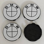 4pcs For BMW 50th E90 E60 F10 F20 G20 G30 E53 E85 E70 56mm 68mm Blue White Car Hub Cap Wheel Center Cap Emblem Badge Accessories