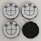 4pcs For BMW 50th E90 E60 F10 F20 G20 G30 E53 E85 E70 56mm 68mm Blue White Car Hub Cap Wheel Center Cap Emblem Badge Accessories