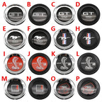 15CM Car Emblem Trunk Round Badge Sticker GT logo For Ford Mustang 5.0 ROUSH SHELBY GT 500 Cobra LAGUNA Tail Box Cobra Shape