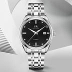 Shanghai Watch Calendar Mechanical Men's Watches 40mm Automatic Watches 316L Stainless Steel 50M Waterproof reloj hombre SH3007