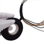 Cinta de arnés eléctrica resistente al calor, 9/15/19/25/32mm de ancho, 15m, 25m, aislamiento, protección de cableado automotriz, cinta de tela