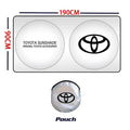 Car interior stickers Car Windshield Sunshade Cover Sun Visor UV Protector For Toyota Corolla Camry rav4 Yaris hilux prius PRODA