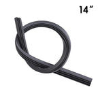 14" - 28" Car Wiper Blade Windscreen Wipers Insert Natural Rubber Strip 6mm Windscreen FR Wipe Car Accessories