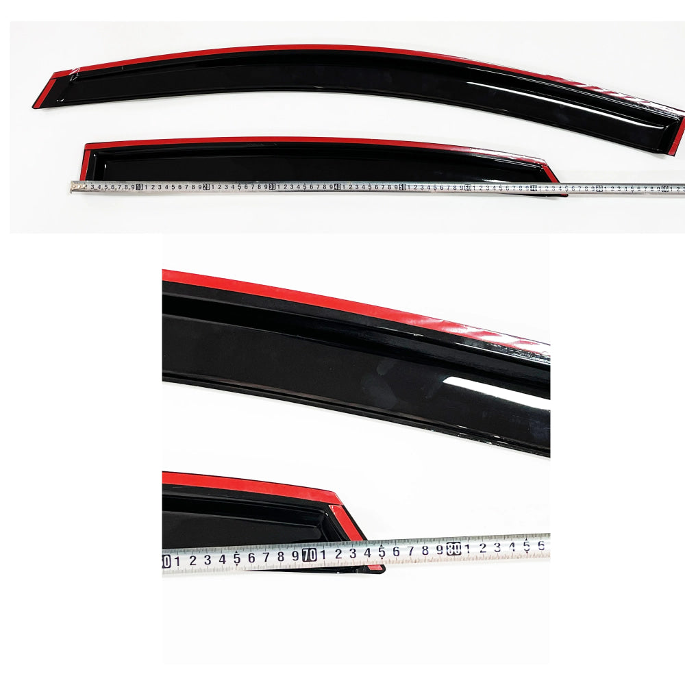 Window Visor for Nissan Sentra/Sylphy 2013-2019 | 4pcs Rain Guard Wind Deflector | Car Weather Shield Accessory