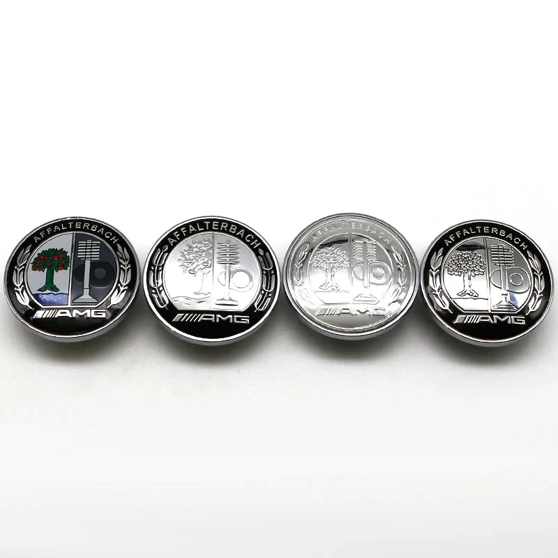 57mm Hood Star Emblem Cover Badge for Mercedes Benz W203 W204 W212 W213 W221 W222 C E S Class Car Exterior Accessory