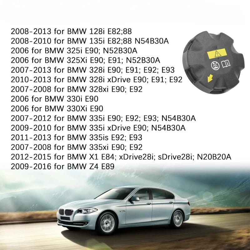 Car Cooling Tank Expansion Tank Cover 140 Kap for BMW E82-E92 F01-F07 F15 F16 F26-F33 F87 G16 17117639020
