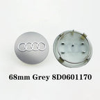 4Pcs Cap Hub Covers Badge Car Styling Wheel Center for Audi A1 A3 A4 A5 A6 A7 A8 Q1 Q2  Q3 Q5 Q7 S1 S3 S4 S6 Accessories