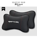 1Pcs Car Seat Headrest Auto Logo Neck Pillow For Ford Raptor F150 2019 2020 2021 2022 2023 2018 car accessories interior