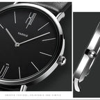 Luxury Top Brand Men's Quartz Wrist Watches Men Business Leather Quartz Clock Women Men's Watches Man's Wristwatch Gifts for Men