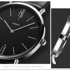 Luxury Top Brand Men's Quartz Wrist Watches Men Business Leather Quartz Clock Women Men's Watches Man's Wristwatch Gifts for Men