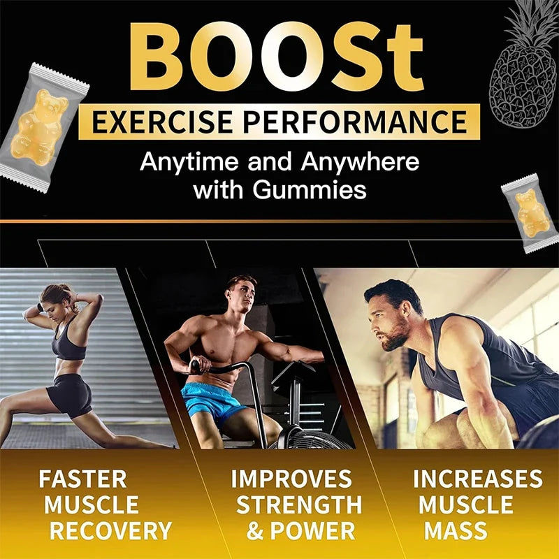 Kexinsh Creatine Gummies Creatine Monohydrate 5000mg Energy Booster Enhance Strength, Energy, Endurance, Improve Endurance