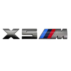 5.5cm for M logo new gray ABS sticker trunk badge for BMW X1M X2M X3M X4M X5M X6M X7M M1M2M3M4M5M6M7M8